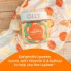 OLLY Hello Happy Gummy Worms, Mood Balance Support, Vitamin D, Saffron, Adult Chewable Supplement, Tropical Zing – 60 Count(60 Count (Pack of 1))