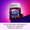 OLLY Max Strength Sleep Gummy, 10mg Melatonin, L-Theanine, Chamomile, Lemon Balm, Sugar Free, Vegetarian Sleep Aid, Strawberry – 50 Count(50 Count (Pack of 1))