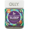 OLLY Muscle Recovery Sleep Gummies, Sleep and Sore Muscle Support, 3mg Melatonin, Tart Cherry, Vitamin D, Berry Flavor – 40 Count(40 Count (Pack of 2))