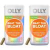 OLLY Beat The Bloat Capsules, Digestive Support Enzymes, Supplement for Women – 25 Count(25 Count (Pack of 2))