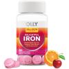 OLLY Delightful Iron Chewable Tablet, Iron Supplement from AB Fortis, Fruit Punch Flavor, 30 or 20 Day Supply – 60 Count(1 Count (Pack of 60))