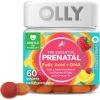 OLLY Essential Prenatal Gummy Multivitamin, Folic Acid, Vitamin D, Omega 3 DHA, Supports Healthy Growth and Brain Development, Citrus Berry – 84 Count(60 Count (Pack of 1))