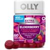 OLLY Extra Strength Elderberry Gummies, Immune Support, 450mg Elderberry, Vitamin C, D and Zinc, Berry – 60 Count(Nutritional Supplement)