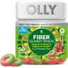 OLLY Fiber Gummy Rings, 5g Prebiotic Fiber, FOS (Fructo-oligosaccharides), Digestive Support, Berry Melon 50ct(50 Count (Pack of 1))