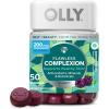 OLLY Flawless Complexion Gummy, Clear and Healthy Skin Support, Vitamins E, A, Zinc, Chewable Supplement, Berry – 50 Count (Pack of 1)(Gummy)