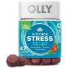 OLLY Goodbye Stress Gummy, GABA, L-Theanine, Lemon Balm, Stress Relief Supplement, Berry – 42 Count(42 Count (Pack of 1))