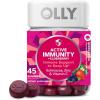 OLLY Immunity Gummy, Immune Support, Elderberry, Zinc, Vitamin C, Supplement, Berry Flavor, 15 Day Supply – 45 Count(1 Count (Pack of 45))