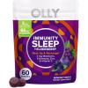 OLLY Immunity Sleep Gummy, Immune and Sleep Support, 3mg Melatonin, Echinacea, Zinc, Vitamin C, Chewable Supplement, Berry – 60 Count(60 Count (Pack of 1))