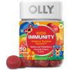 OLLY Kids Immunity Gummy, Immune Support, Wellmune, Elderberry, Vitamin C, Zinc, Chewable Supplement, Cherry – 50 Count(Immunity – 50 ct)