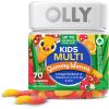 OLLY Kids Multivitamin Gummy Worms, Overall Health and Immune Support, Vitamins and Minerals A, C, D, E, Bs and Zinc, Chewable Supplement, Sour Fruit Punch, 45 Day Supply – 70 Count(Bottle)
