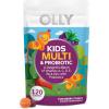 OLLY Kids Multivitamin & Probiotic Gummy, Digestive Support, Vitamins A, D, C, E, B, Zinc, Chewable Supplement, Berry Flavor, 60 day supply – 120 Count(120 Count (Pack of 1))