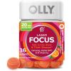 OLLY Laser Focus Gummy, Ginseng, Alpha GPC, B Vitamins, Berry Tangerine Flavor – 36 Count(36 Count (Pack of 1))