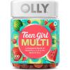 OLLY Teen Girl Multi Gummy, Healthy Skin and Immune Support*, Essential Vitamins, Biotin, Zinc, Chewable Multivitamin, Strawberry Melon Flavored, 50 Day Supply – 100 Count(100 Count (Pack of 1))