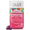OLLY Ultra Strength Prenatal Multivitamin Softgels, Supports Healthy Growth, Brain Development, Iron, Folic Acid, DHA, Vitamins C, E, 30 Day Supply-60 Count(60 Count (Pack of 1))