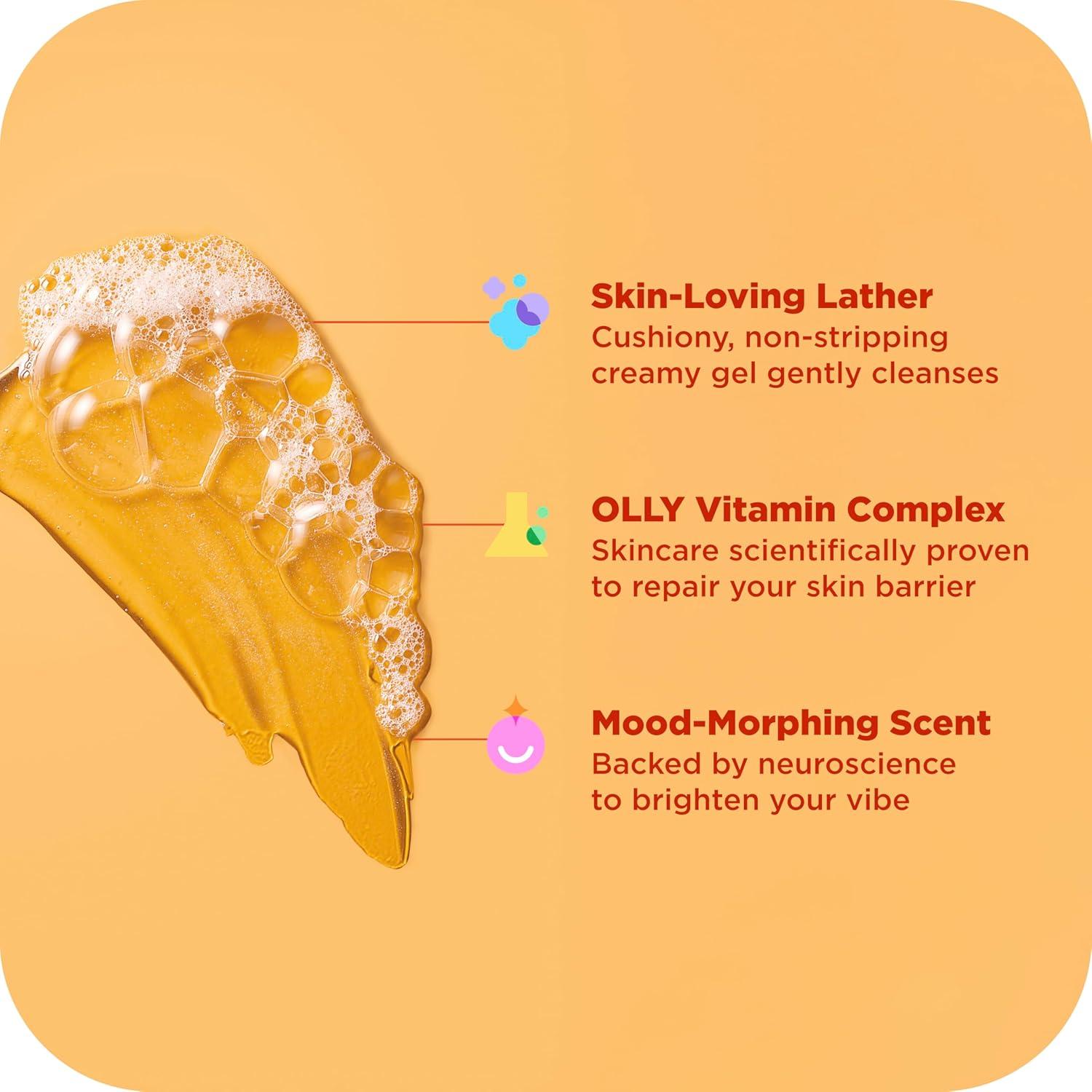 imageOLLY Body Wash Mixed Pack 4 Count to Restore Skin barrier ampamp Hydrate skin 3 oz