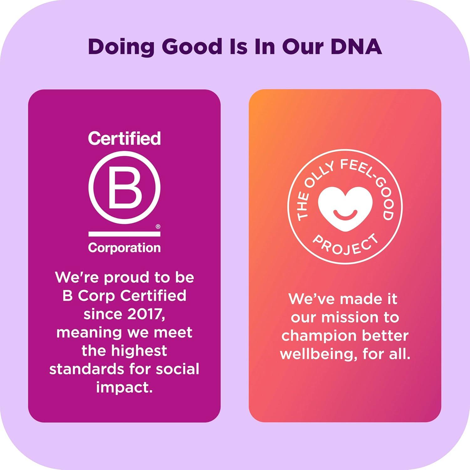 imageOLLY Vitamins Mini Body Serum ampamp Body Wash Mixed Pack 4 Count Repairs Skin Barrier ampamp Soothe Stress TSA Approved