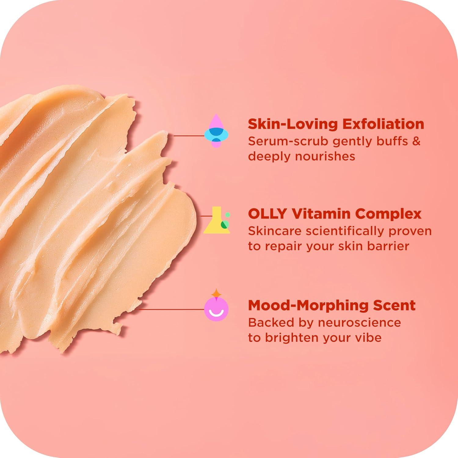 image:imageOLLY Body Wash amp Body Scrub Mini pack 4 Count Hydrate amp Repair Skin Barrier 3 oz