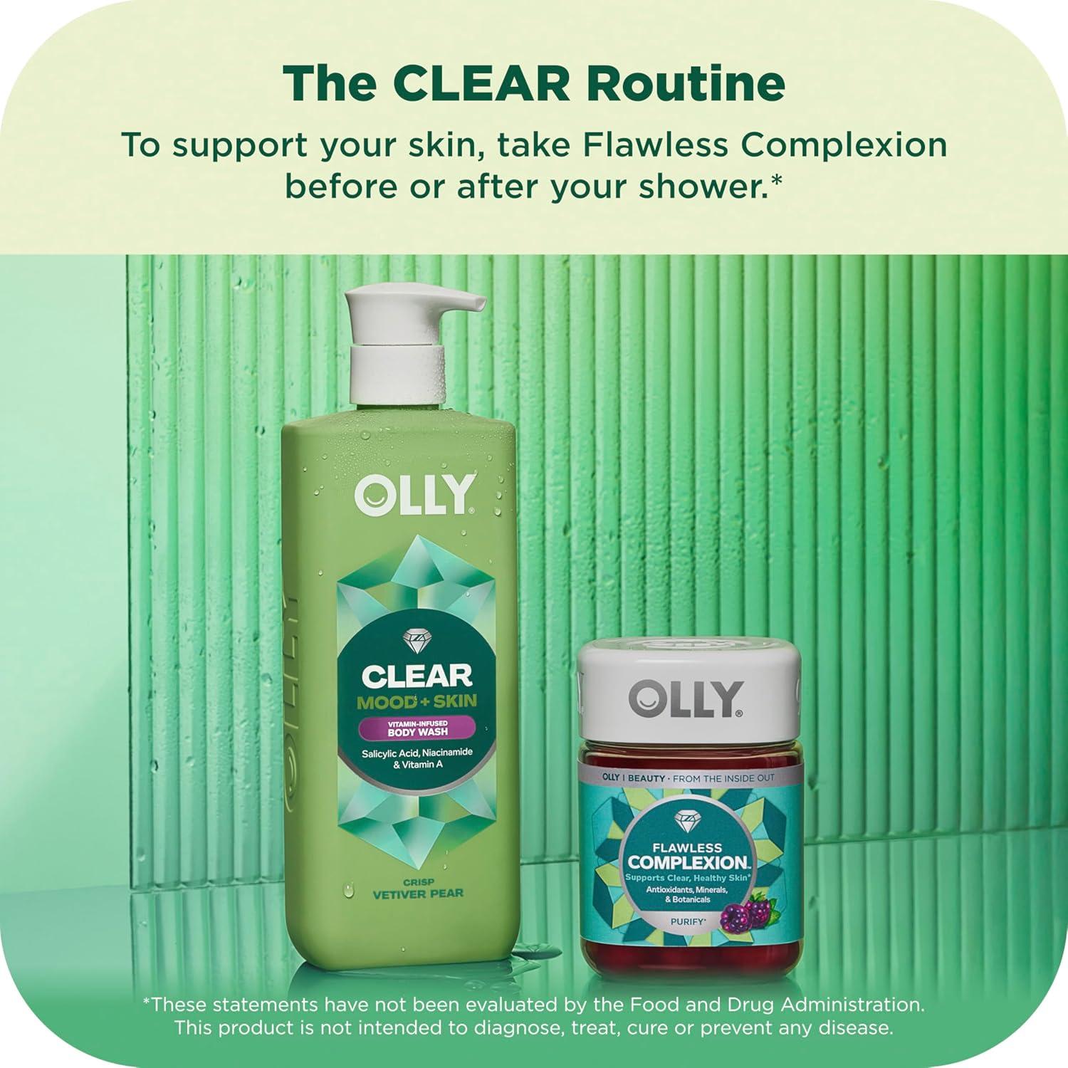 image:imageOLLY Body Wash Clear Mood Skin with salicylic acid niacinamide amp vitamin A for smoother skin 17 Fl Oz