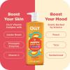 OLLY Exfoliating Body Wash Happy Mood + Skin jojoba beads, pineapple enzymes & vitamin C to exfoliate and reveal softer, glowing skin 17 Fl Oz