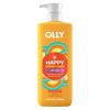OLLY Exfoliating Body Wash Happy Mood + Skin jojoba beads, pineapple enzymes & vitamin C to exfoliate and reveal softer, glowing skin 17 Fl Oz