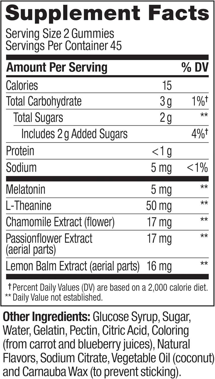 image:imageOLLY Extra Strength Sleep Gummy Occasional Sleep Support 5 mg Melatonin LTheanine Chamomile Lemon Balm Extracts Sleep Aid Blackberry Flavor 70 Count Packaging May Vary90 Count Pack of 1