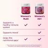 OLLY Women’s 40+ Multi Gummies, 20 Key Nutrients Plus Vitamin K2, CoQ10, L-Theanine, Chewable Gummy Supplement, Peach Berry Flavored, 45 Day Supply – 120 Count